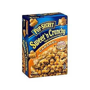 [SnS] $2.45* | 3-Ct Pop Secret Caramel Microwave Popcorn Bags at Amazon